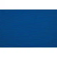 Blaue dekorative 3D-Wellpappe Rolle B/2 50x70cm 1 Stück