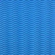 Blaues Dekor 3D-Wellpappe B2 50x70cm 1 Stück