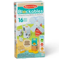 Blockables: Bauernhof-Freunde Holzbaukasten - Melissa & Doug