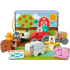 Blockables: Bauernhof-Holz-Bauspielzeug - Melissa & Doug