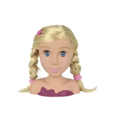 Blonder frisierbarer Puppenkopf mit Zubehör - Simba Toys Bild 2