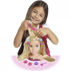 Blonder frisierbarer Puppenkopf mit Zubehör - Simba Toys Bild 3