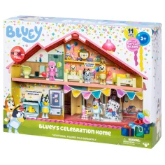 Bluey: Festliches Familienhaus Spielset mit feierlicher Bluey-Figur Bild 4