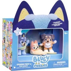 Bluey Fuzzies Episode 3er-Set – Der Strand