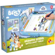 Bluey Zeichenschule-Set mit leuchtendem Zeichentablett – Lisciani