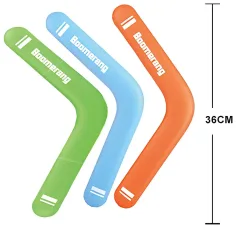 Boomerang: Bumerang in verschiedenen Farben 36 cm, 1 Stück Bild 2
