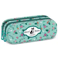 Boston Terrier Federmäppchen mit doppeltem Reißverschluss