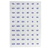 Buchstabenausschneidebögen 4-Blatt-Set
