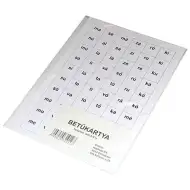 Buchstabenkartenset