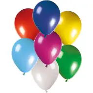 Bunte Latex-Partyballons – 100er-Set