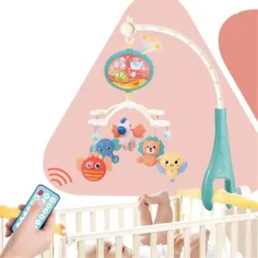 Bunte Musik-Mobile mit Tieren Bild 2