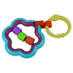 Bunte hängende Baby-Rassel und Beißring Bild 3