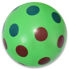 Bunter Gummiball mit Punkten in verschiedenen Ausführungen, 22 cm Bild 3
