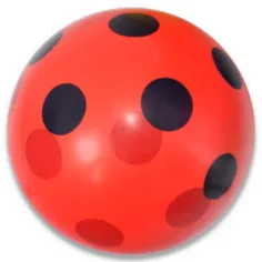 Bunter Gummiball mit Punkten in verschiedenen Ausführungen, 22 cm Bild 5