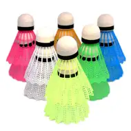 Buntes 12er Federball-Set
