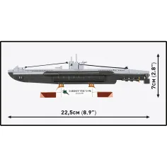 COBI: Bausatz U-Boot Typ VIIC U-96 aus dem Zweiten Weltkrieg (4857) Bild 5