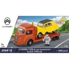 COBI: Citroën Type H Autotransporter & 2CV Type AZ Auto-Bauset (24627)