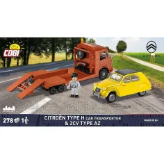 COBI: Citroën Type H Autotransporter & 2CV Type AZ Auto-Bauset (24627) Bild 2