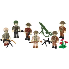COBI: Figuren-Set „Schlacht von Monte Cassino“ – Zweiter Weltkrieg (2063) Bild 3