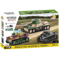 COBI: Panzer I, Renault R35 und Valentine IX – 3-in-1 Bauset (2740)