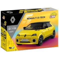 COBI: Renault 5 E-Tech gelbes Auto-Bauset (24673)