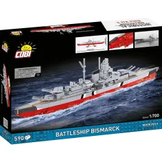COBI: Schlachtschiff Bismarck aus dem Zweiten Weltkrieg – Bauset (4854) Bild 5