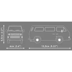 COBI: Volkswagen T3 Auto-Bausatz (24634) Bild 4