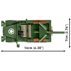 COBI: Zweiter Weltkrieg 37 mm GMC M6 Fargo Bauset (3116) Bild 5