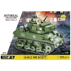 COBI: Zweiter Weltkrieg H.M.C. M8 Scott Panzer-Bausatz (2279)