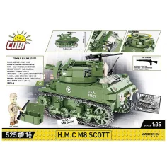 COBI: WWII H.M.C M8 Scott Panzer Baukasten (2279) Bild 2