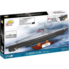 COBI: Zweiter Weltkrieg U-Boot U-52 (Typ VIIB) Schiffsbausatz (4852) Bild 7
