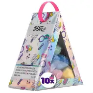 Canenco: Create It! Badebombe, Dreieck 10er-Pack - Diamanten