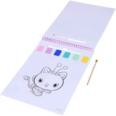 Canenco: Gabis Puppenhaus – ein zauberhaftes Ausmalbuch mit Wasserfarben und Pinsel Bild 2