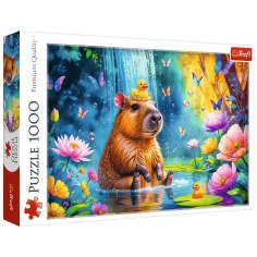 Capybara im Wasser 1000-teiliges Puzzle - Trefl