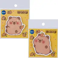 Capybara selbstklebender Notizblock 80x80mm, 30 Blatt, verschiedene Ausführungen, 1 Stück