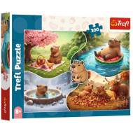 Capybaras 4 Jahreszeiten 300-teiliges Puzzle – Trefl