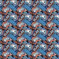 Cardex: Geschenkpapier mit Gamer-Controller-Muster, 100x70 cm