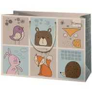 Cardex: Süße Tiere große Geschenktasche 26x13x33cm