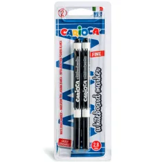 Carioca Whiteboard-Marker, schwarz, 2 Stück