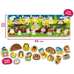 Carotina Baby: Das Panorama-Waldpuzzle, 24 Teile - Lisciani Bild 3