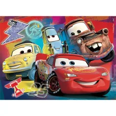 Cars 2-in-1 24-teiliges Puzzle und Malbuch 35x25cm – Lisciani Bild 2