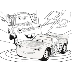 Cars 2-in-1 24-teiliges Puzzle und Malbuch 35x25cm – Lisciani Bild 3