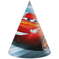 Cars-Partyhüte, 6er-Set