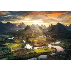 Chinesische Landschaft HQC 2000-teiliges Puzzle - Clementoni Bild 2