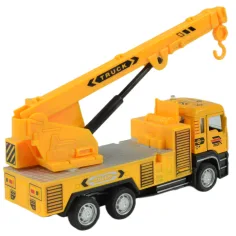 City Truck: Rückziehbetonmischer oder Kranwagen 14cm Bild 3