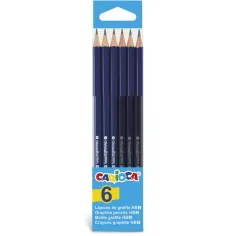 Classic 2HB Graphitstifte, 6er-Set – Carioca