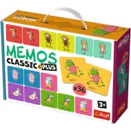 Classic &amp; Plus Tier-Memory-Spiel 36 Stück - Trefl