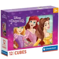 Clementoni: Disney Prinzessinnen Märchenwürfel 12-teilig