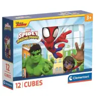 Clementoni: Spider-Man - Spider-Würfelpuzzle 12-teilig