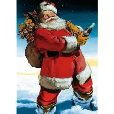 Coca-Cola – Weihnachtsmann mit Geschenken – 1000-teiliges Puzzle – Trefl Bild 2